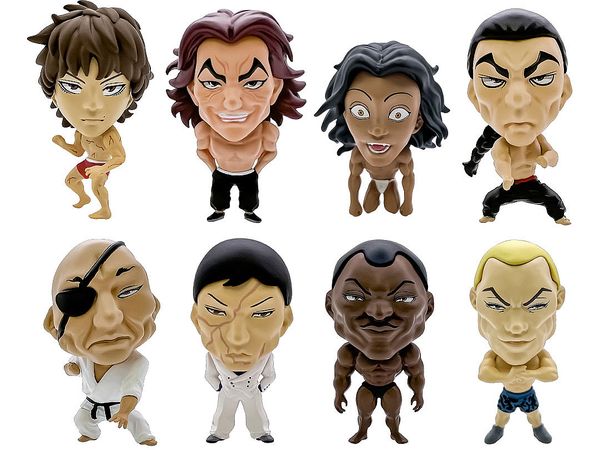 16d Trading Figure Collection BAKI HANMA: 1Box (8pcs)