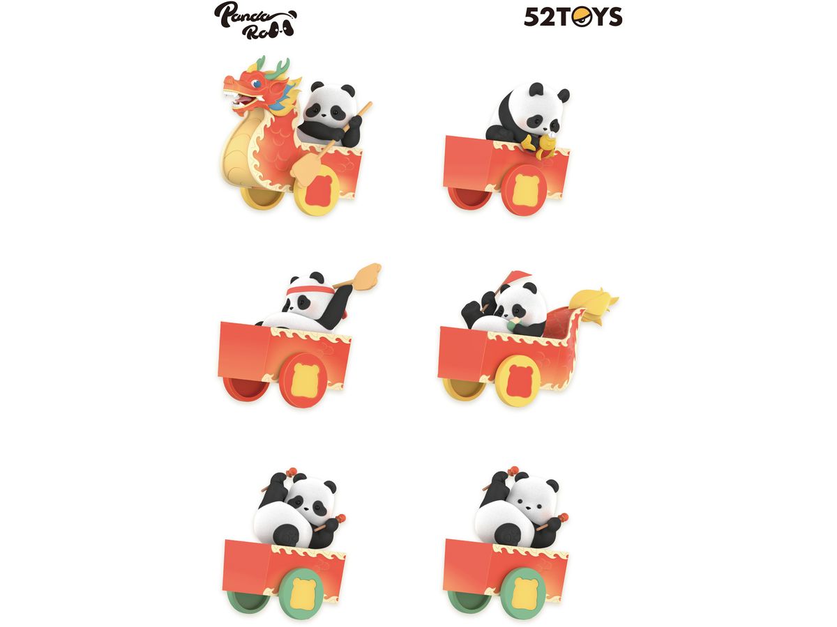 BLINDBOX PANDA ROLL Dragon Boat Racing 1Box 4pcs