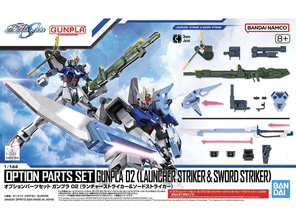 Gundam Option Parts Set Gunpla 02 (Launcher Striker & Sword Striker)