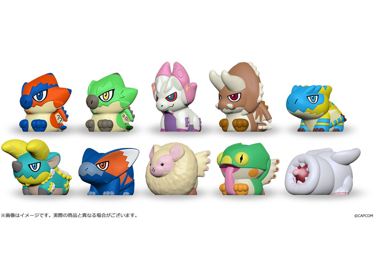 Monster Hunter: Capcom Figure Builder Finger Puppet Monster Hunter Vol.1 1Box 10pcs