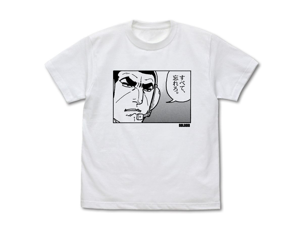 Golgo 13: Duke Togo Forget everything. T-Shirts / WHITE-L