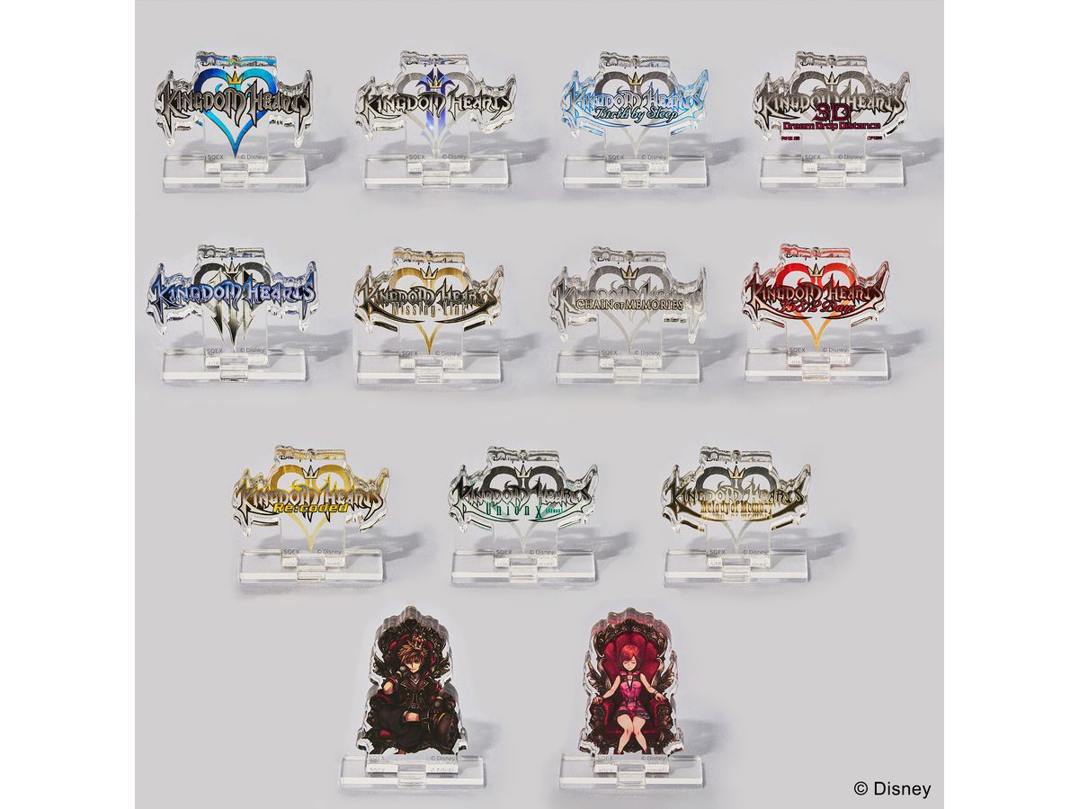 Kingdom Hearts: Logo Acrylic Stand Collection 1Box 13pcs