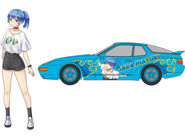 Porsche 968 Maiyuki Sara w/ Figure