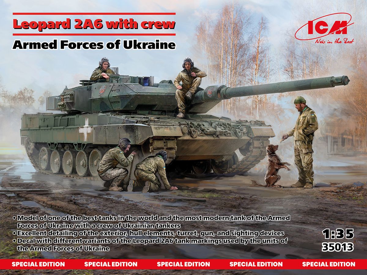 Leopard 2A6 with Crew Armed Forces of Ukraine