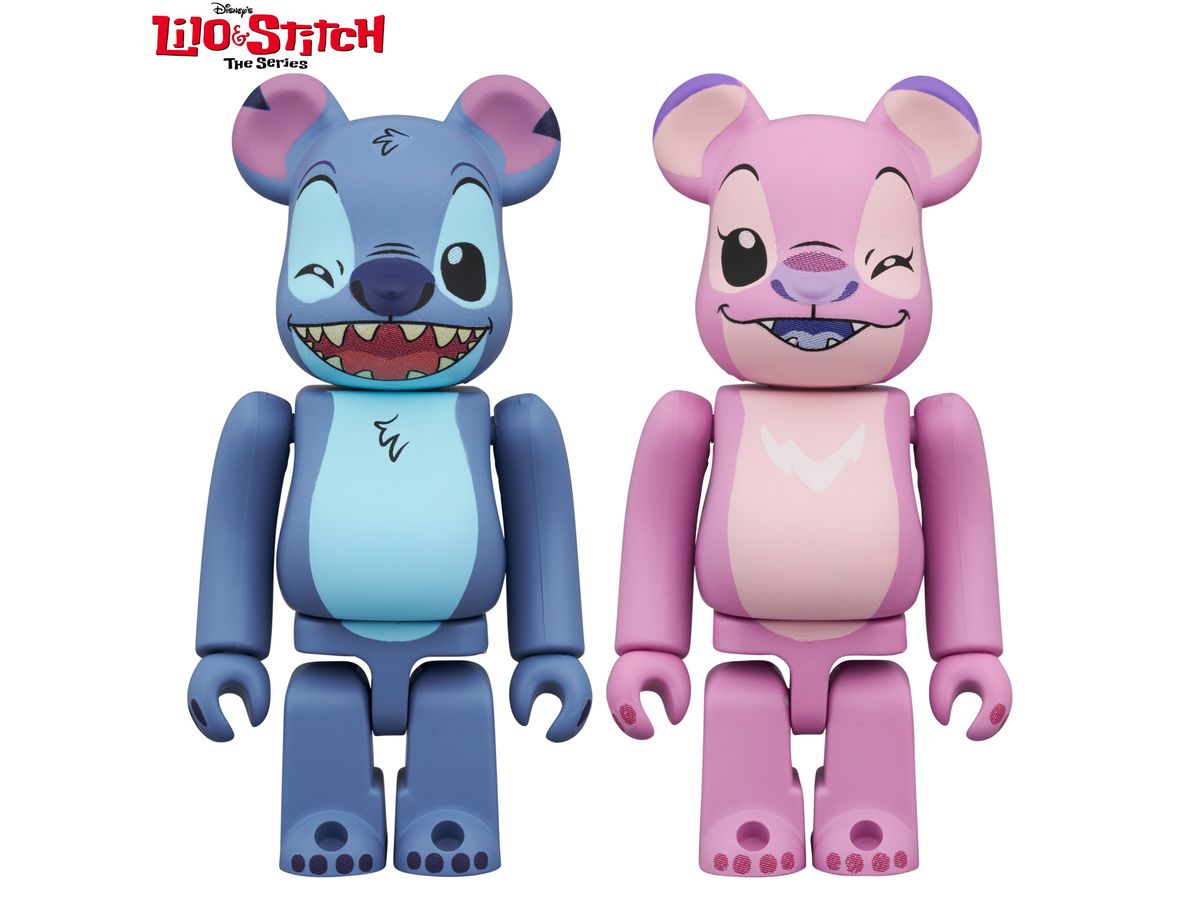 BE@RBRICK Stitch & Angel 2Pcs Set