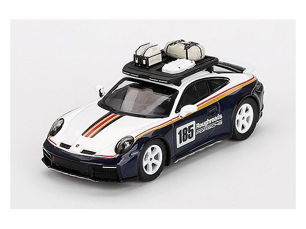 Porsche 911 Dakar Rally Design Package White/Gentian Blue Metallic (Left Handle)