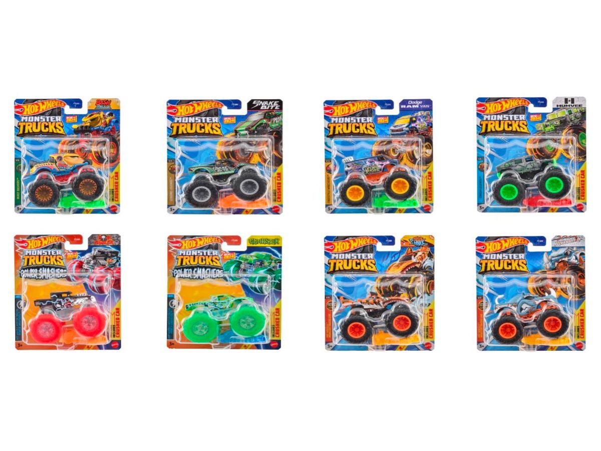 Hot Wheels Monster Truck Assortment 1Box 8pcs (Waiting List)