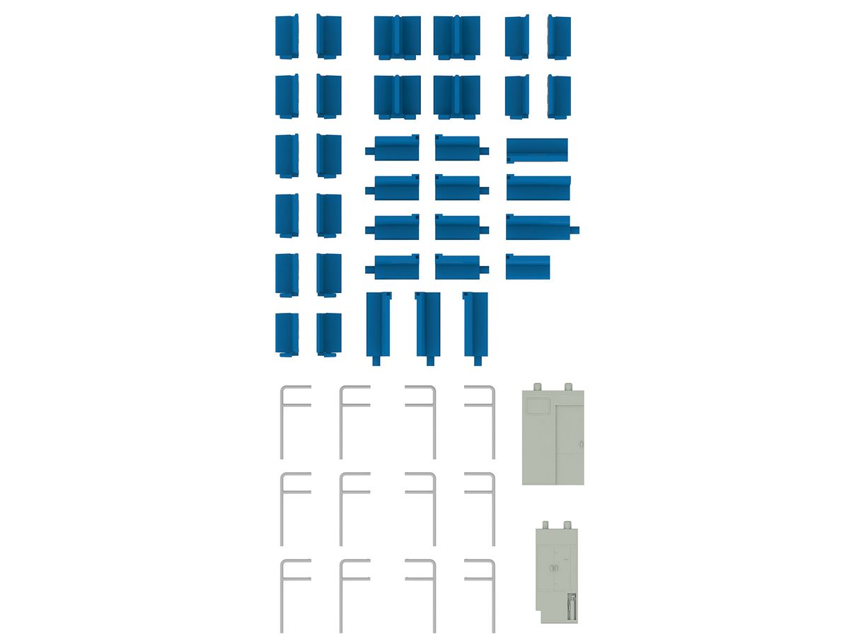 Semi-Cross Seat Interior Set A (Blue)