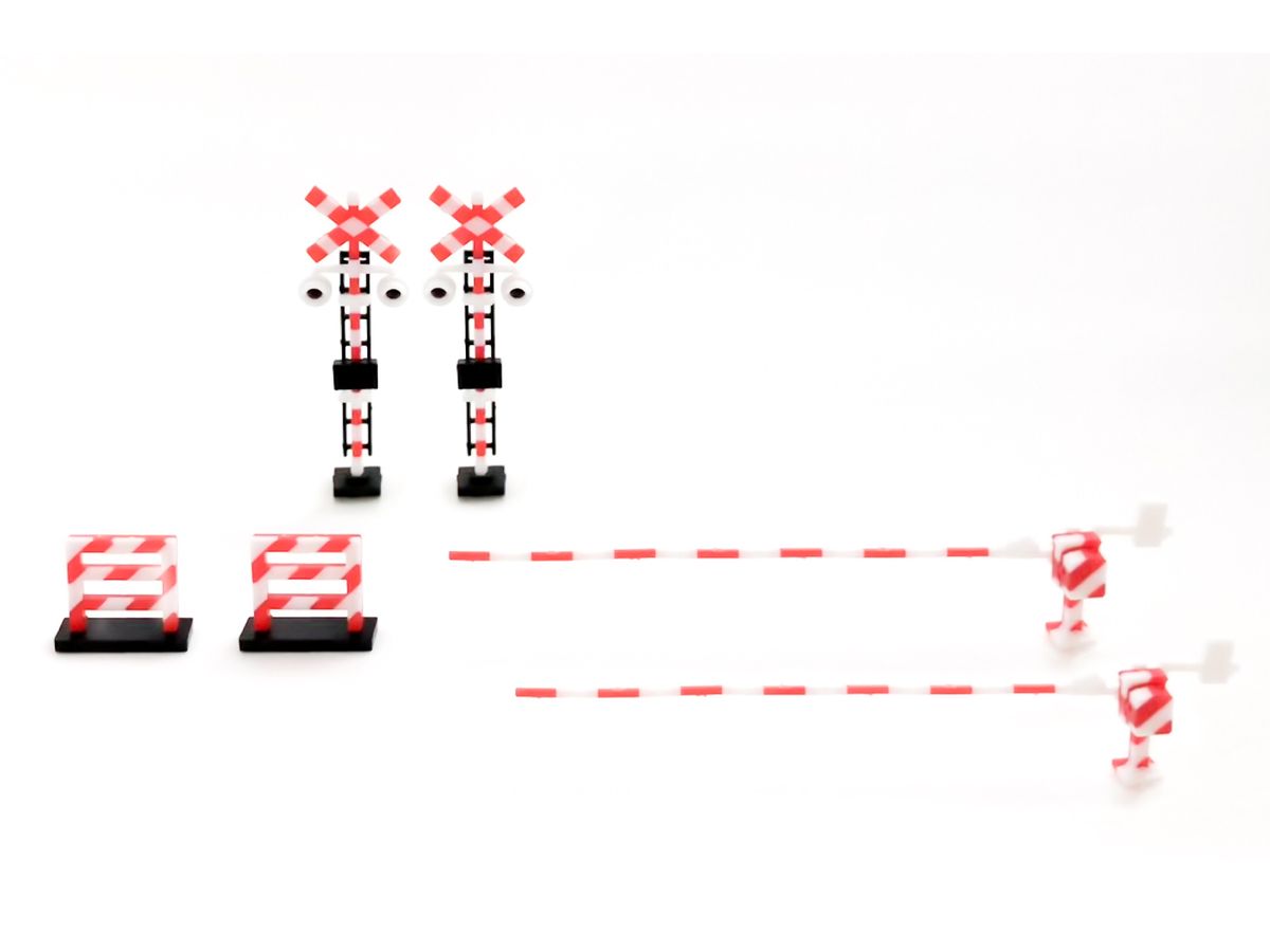 Railway Crossing (Red x White)