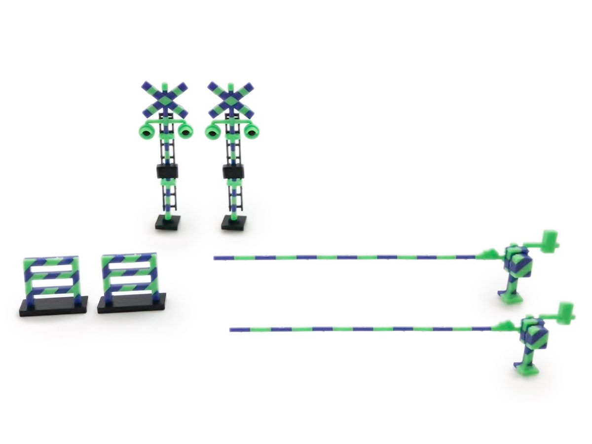 Railway Crossing (Green x Blue)