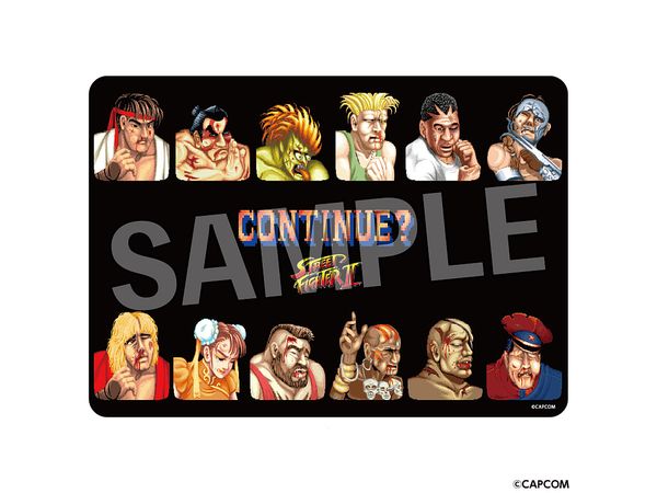 Street Fighter II: Illustration Playmat Next Turn CONTINUE?