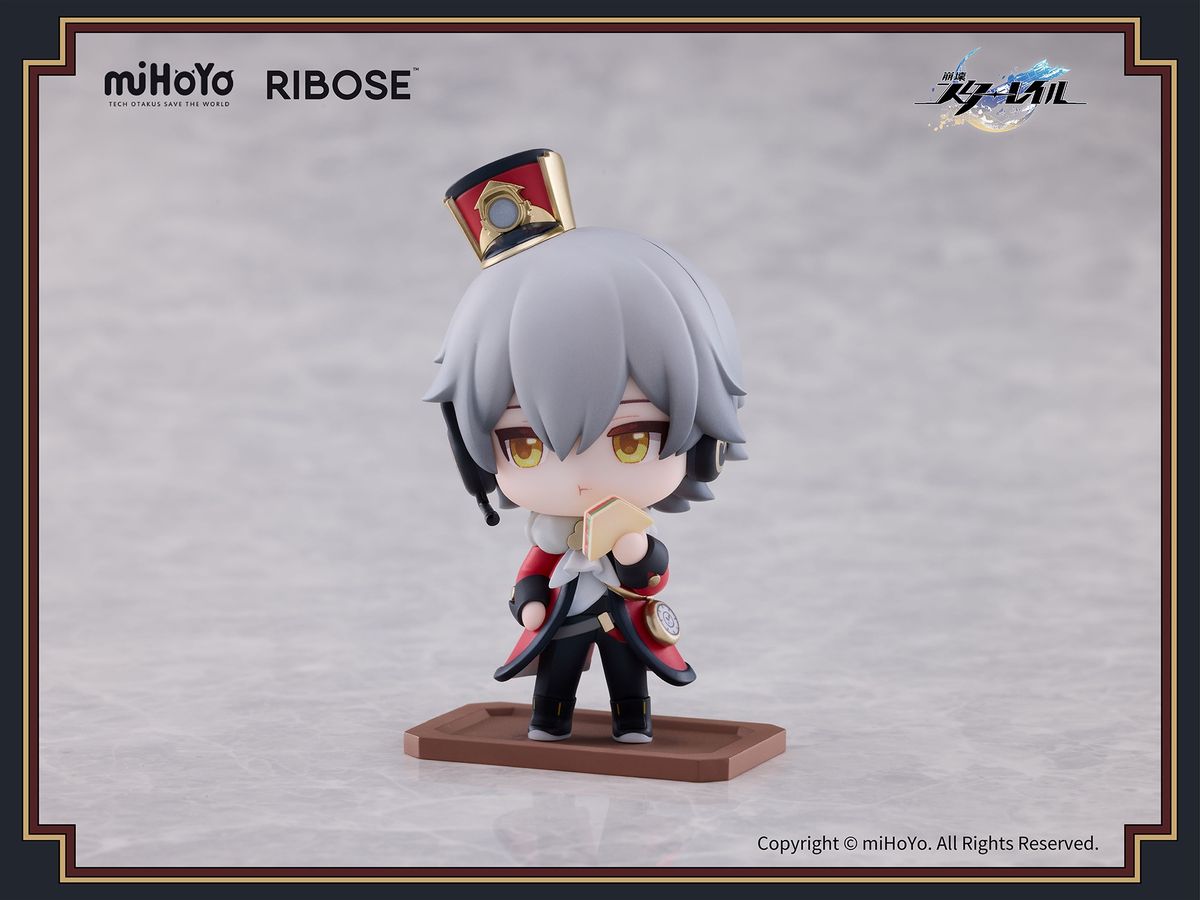 Honkai: Star Rail Capsule Toy -Welcome to Train Tea Party- Chibi Figure Trailblazer (Male)