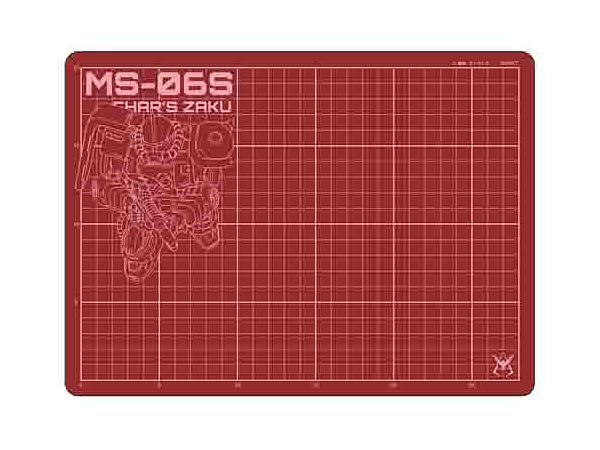 Gundam Stationery 12: Cutter Mat A4 Char's Zaku