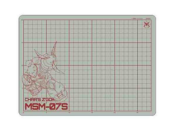 Gundam Stationery 12: Cutter Mat A4 Char's Z'Gok