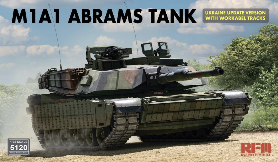 M1A1 Abrams Tank Ukraine Update Version with workable tracks