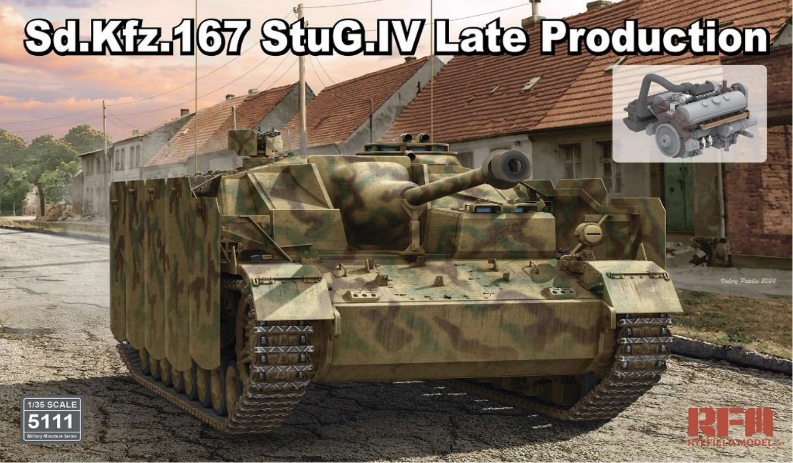 Sd.Kfz.167 StuG.IV Late Production with Engine & workable tracks